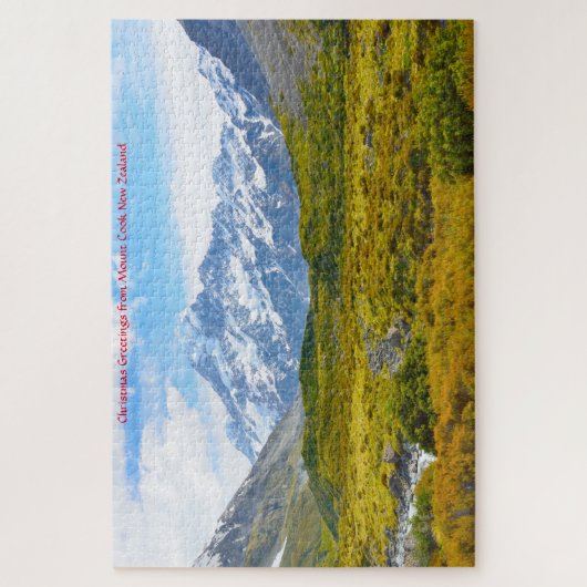 Mount Cook Neuseeland Jigsaw Puzzle (Vertikal)