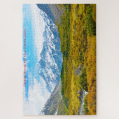 Mount Cook Neuseeland Puzzle (Vertikal)