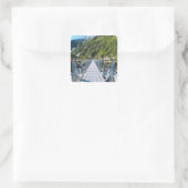 Mount Cook - Neuseeland Quadratischer Aufkleber (Tasche)