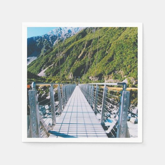 Mount Cook - Neuseeland Serviette (Vorderseite)