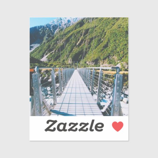 Mount Cook - New Zealand Aufkleber (Blatt)