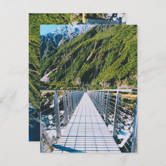 Mount Cook - New Zealand Postkarte (Vorne/Hinten)