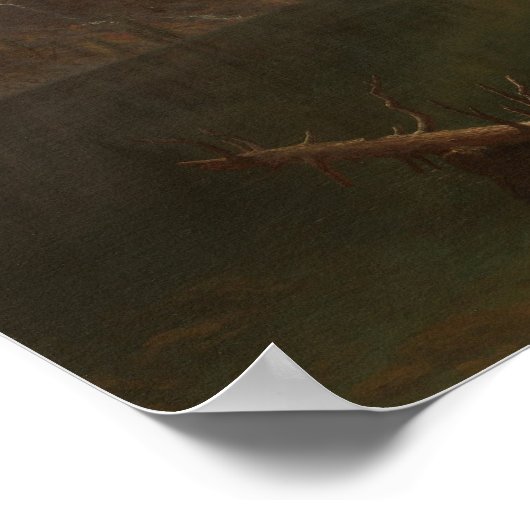 Mount Corcoran - Albert Bierstadt Fine Art Poster (Ecke)