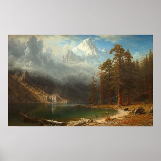 Mount Corcoran - Albert Bierstadt Fine Art Poster (Vorne)