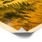 Mount Cotopaxi, Ecuador, in a retro Poster (Ecke)