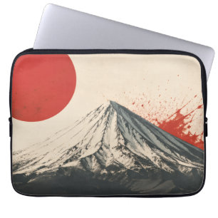 Mount Damavand Minimalistische Wandkunst – Rote So Laptopschutzhülle