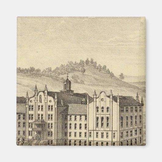 Mount de Chantal, bei Wheeling, West Virginia Magnet (Vorne)