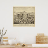 Mount de Chantal, bei Wheeling, West Virginia Poster (Küche)