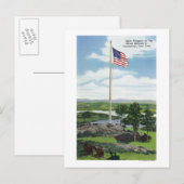 Mount Defiance Giant Flagpole Scene Postkarte (Vorne/Hinten)