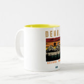 Mount Denali Alaska Tasse – Berglandschaft Kaffee (Vorderseite Links)