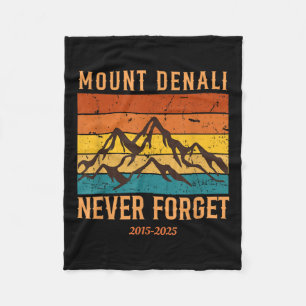 Mount Denali Nationalpark Mount Mckinley Us Fleecedecke