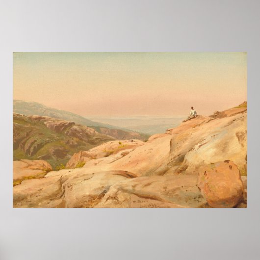 Mount Desert Island Jervis McEntee Fine Art Poster (Vorne)