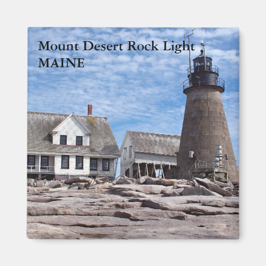 Mount Desert Rock Light, Maine Magnet (Vorne)