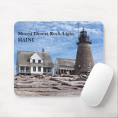 Mount Desert Rock Light, Maine Mousepad (Mit Mouse)
