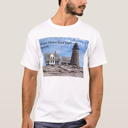 Mount Desert Rock Light, Maine Shirt (Vorderseite)