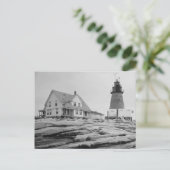 Mount Desert Rock Light Station Postkarte (Stehend Vorderseite)