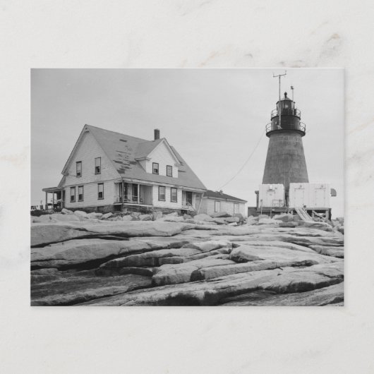 Mount Desert Rock Light Station Postkarte (Vorderseite)