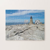 Mount Desert Rock Lighthouse, Maine Jigsaw Puzzle (Horizontal)