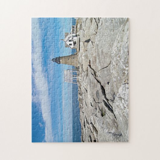 Mount Desert Rock Lighthouse, Maine Jigsaw Puzzle (Vertikal)