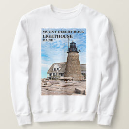 Mount Desert Rock Lighthouse, Maine Sweatshirt