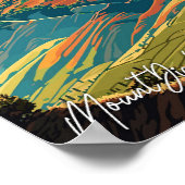 Mount Diablo California Poster (Ecke)