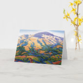Mount Diablo Morning Karte (Gelbe Blume)