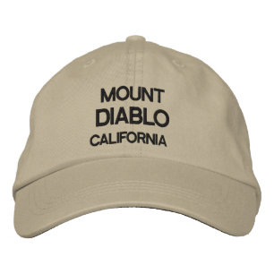 Mount Diablo Personalisiert anpassbarer Hut