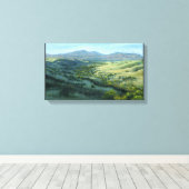"Mount Diablo Southern View" Canvas Print Leinwanddruck (Insitu (Holzboden))