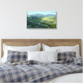 "Mount Diablo Southern View" Canvas Print Leinwanddruck (Insitu (Schlafzimmer))