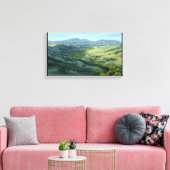 "Mount Diablo Southern View" Canvas Print Leinwanddruck (Insitu (Wohnzimmer))
