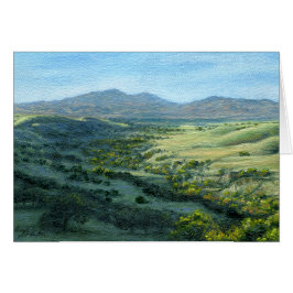"Mount Diablo Southern View" leere Note Card