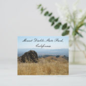 Mount Diablo Staat Park,.. Postkarte (Stehend Vorderseite)