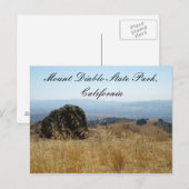Mount Diablo Staat Park,.. Postkarte (Vorne/Hinten)