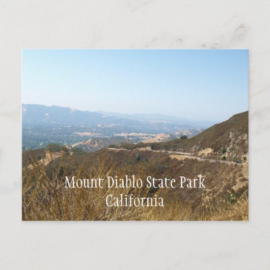 Mount Diablo Staat Park Postkarte (Vorderseite)