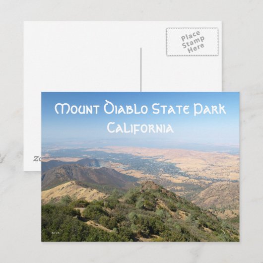Mount Diablo Staat Park Postkarte (Vorne/Hinten)