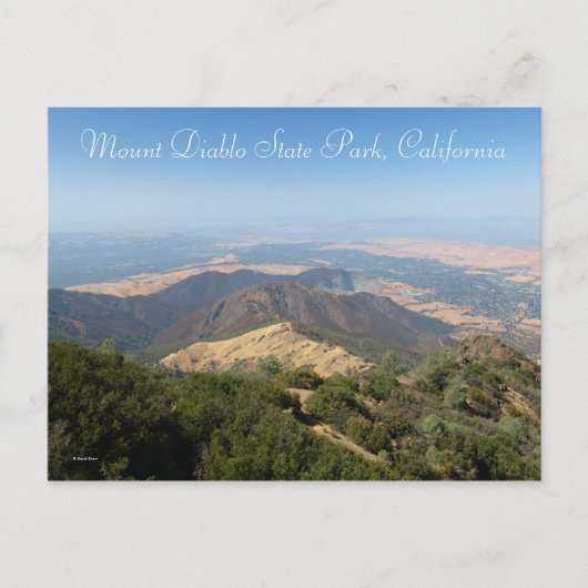 Mount Diablo Staat Park,.. Postkarte (Vorderseite)