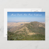 Mount Diablo Staat Park,.. Postkarte (Vorne/Hinten)