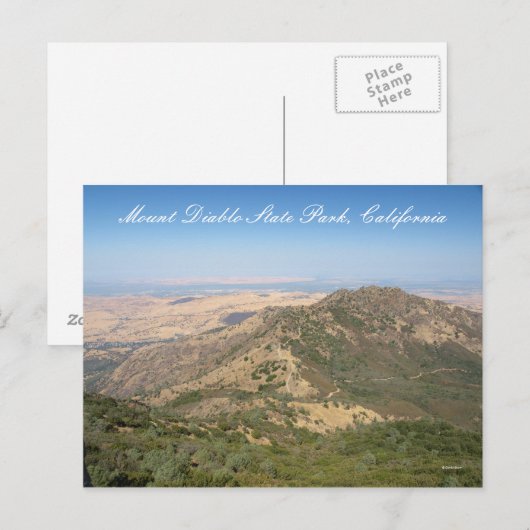 Mount Diablo Staat Park,.. Postkarte (Vorne/Hinten)