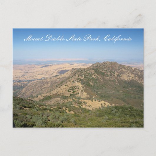 Mount Diablo Staat Park,.. Postkarte (Vorderseite)