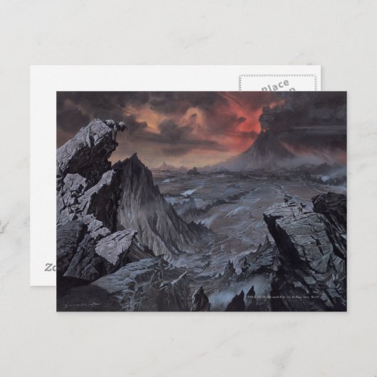 Mount Doom Postkarte (Vorne/Hinten)