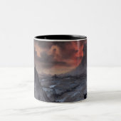 Mount Doom Zweifarbige Tasse (Mittel)