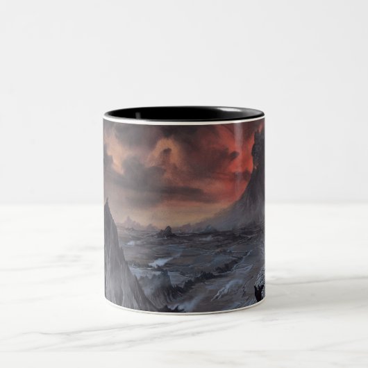 Mount Doom Zweifarbige Tasse (Mittel)