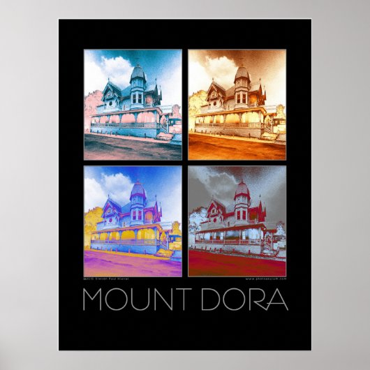 Mount Dora Fine Art Poster - Solarisiert (Vorne)