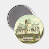 Mount Dora, FL - 1907 Magnet (Vorderseite/Rückseite)