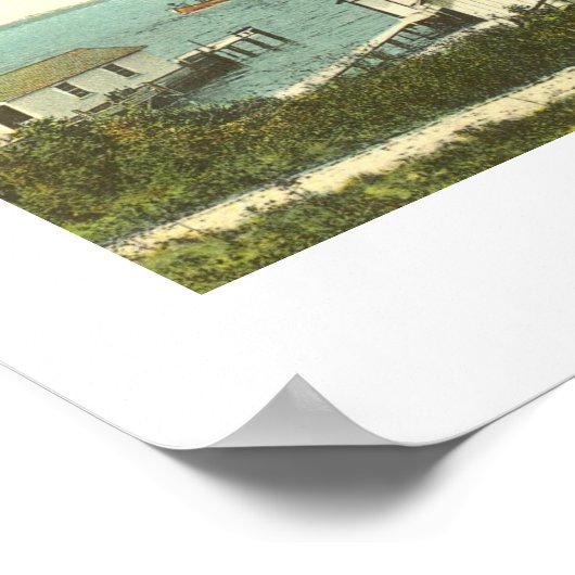 Mount Dora, FL, Boat House, 1907 Poster (Ecke)