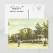 MOUNT DORA, FL - Lake View House - 1907 Postkarte (Vorne/Hinten)