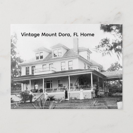 Mount Dora, FL. Zuhause Postkarte (Vorderseite)