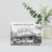 Mount Dora, FL. Zuhause Postkarte (Stehend Vorderseite)