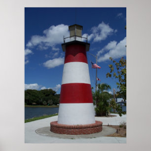 Mount Dora Florida Lighthouse Lago Marker Poster