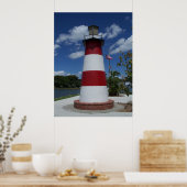 Mount Dora Florida Lighthouse Lago Marker Poster (Küche)